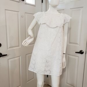 Tory Burch Broderie Lace Eyelet Dress Size Small